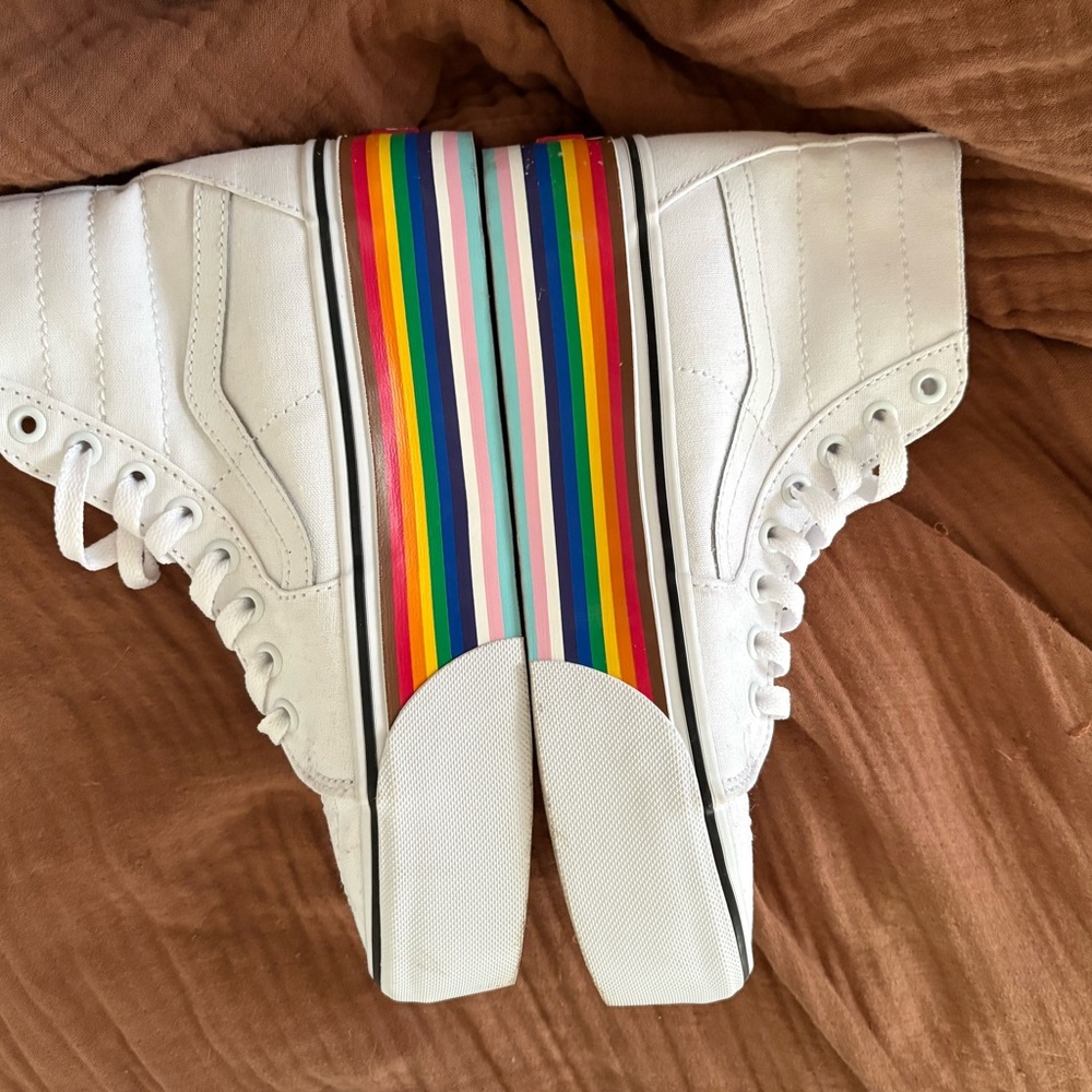 Vans Classic White High-Top Sneakers